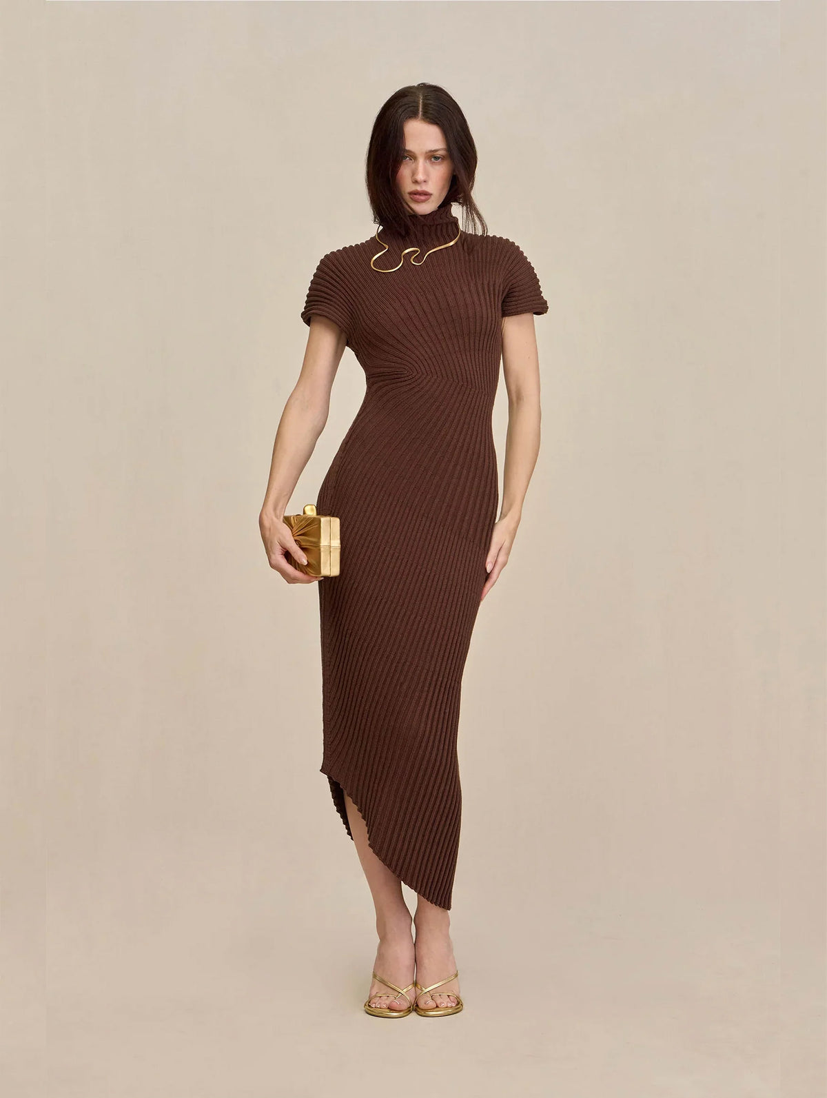 Chrysta Knit Dress in Java