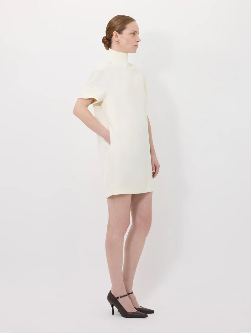 Elton Mini Dress in Ivory
