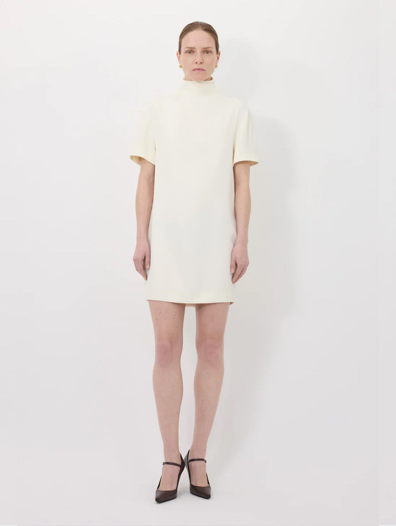 Elton Mini Dress in Ivory