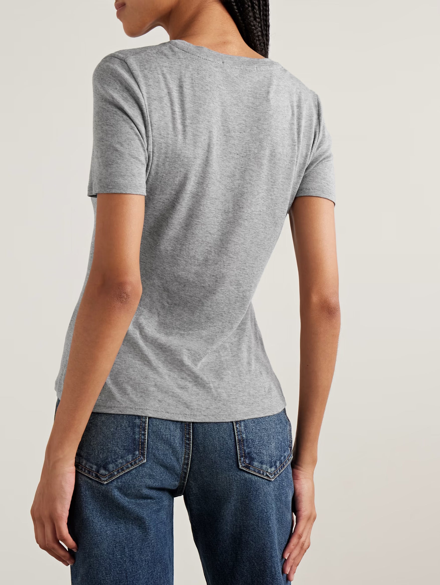 Elin Tee in Heather Grey