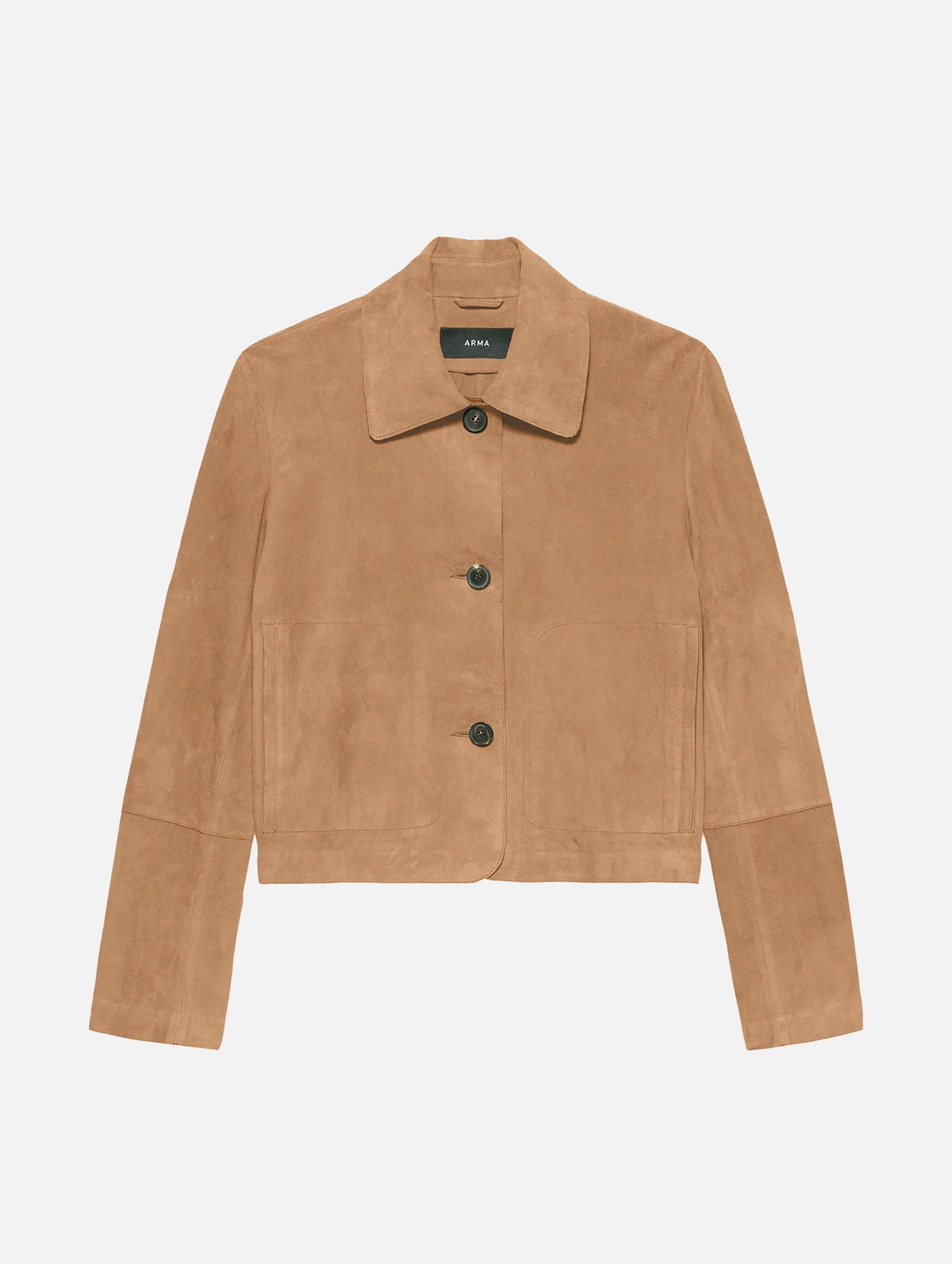 Emy Suede Jacket in Oak
