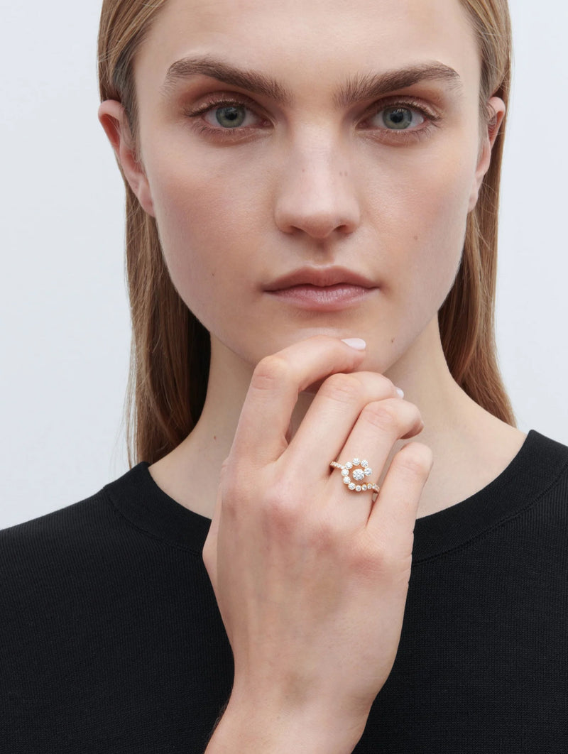 Rêve Escargot Diamond Ring