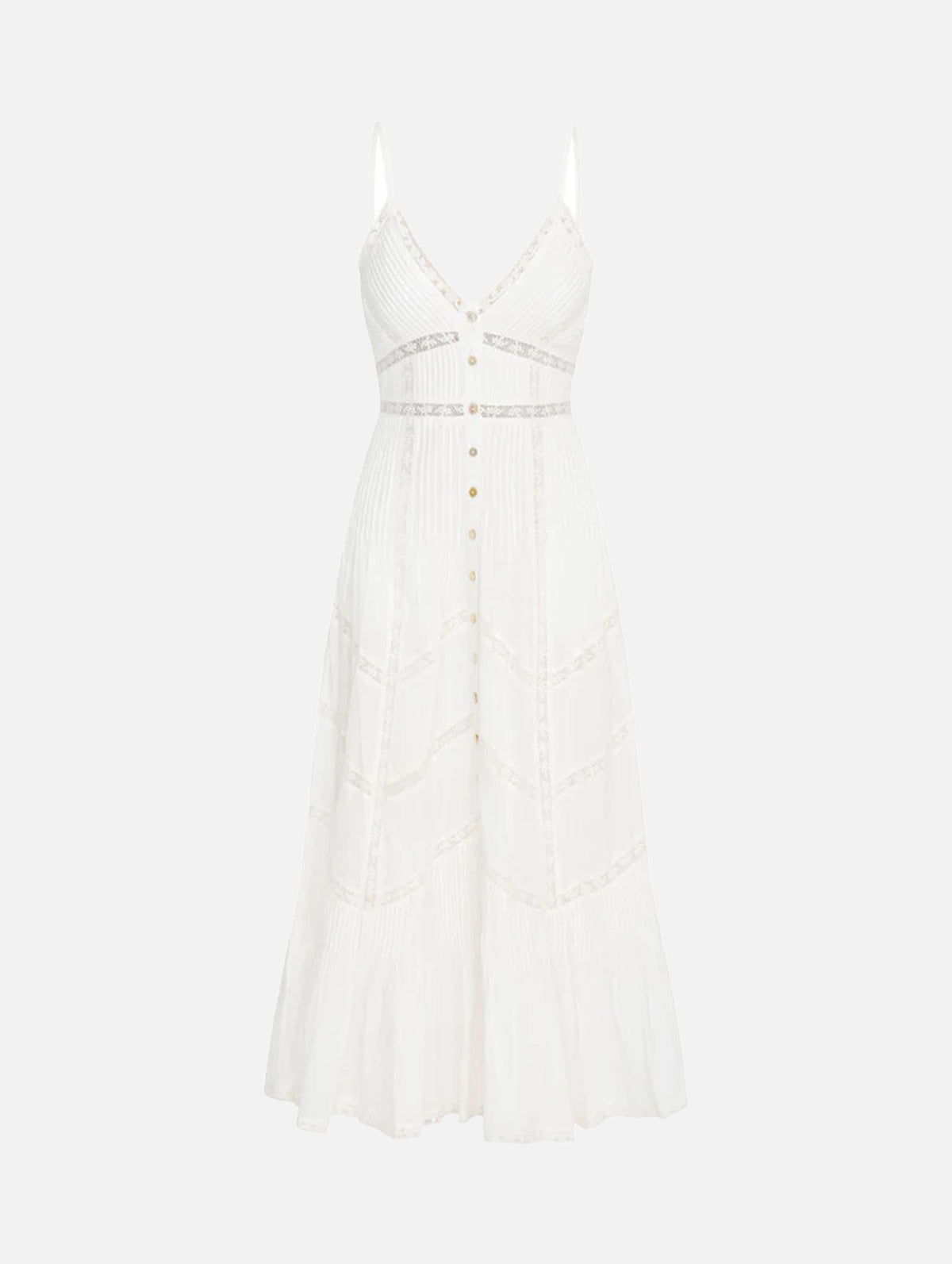 Esilda Cotton Dress in True White