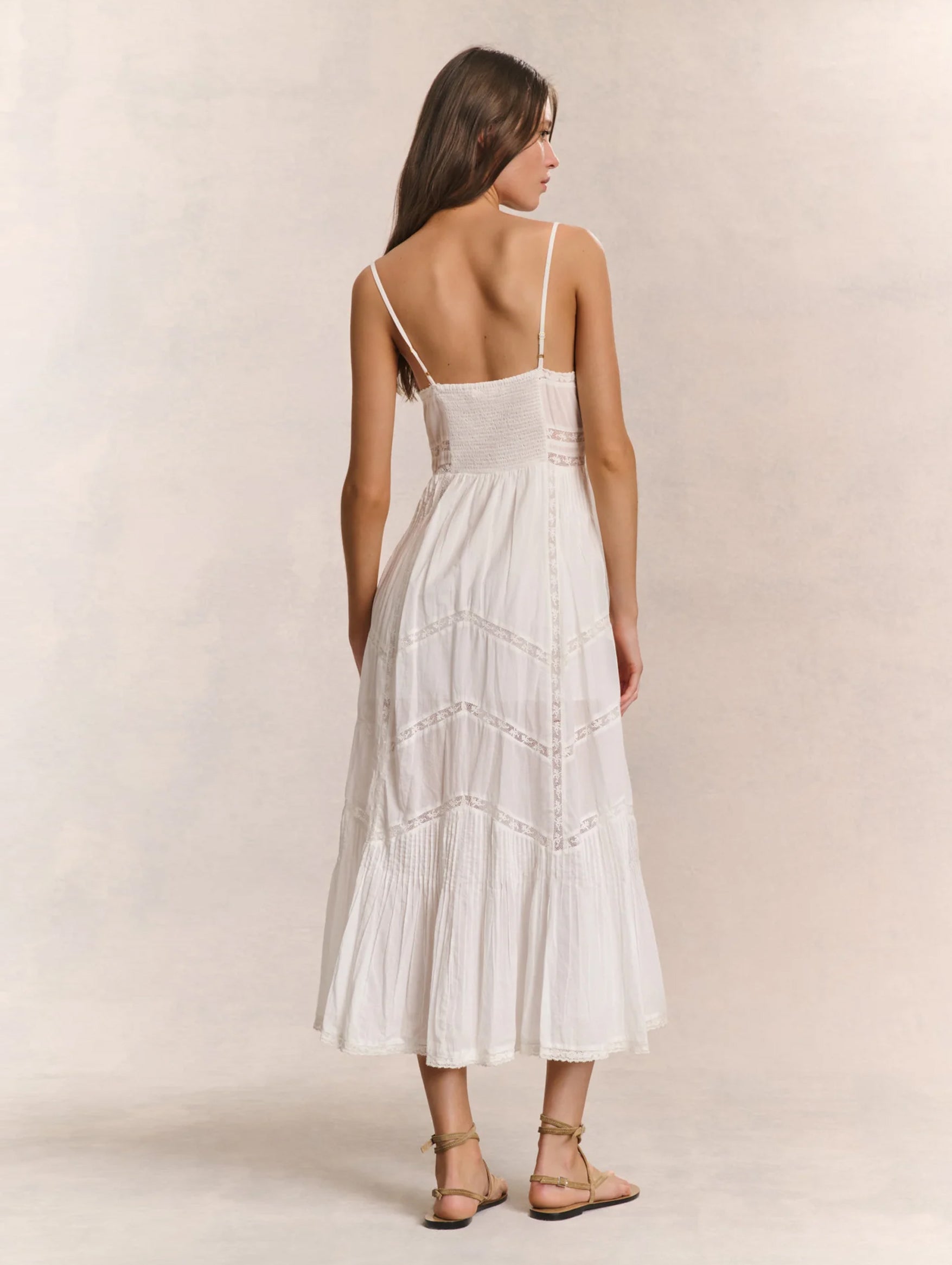 Esilda Cotton Dress in True White