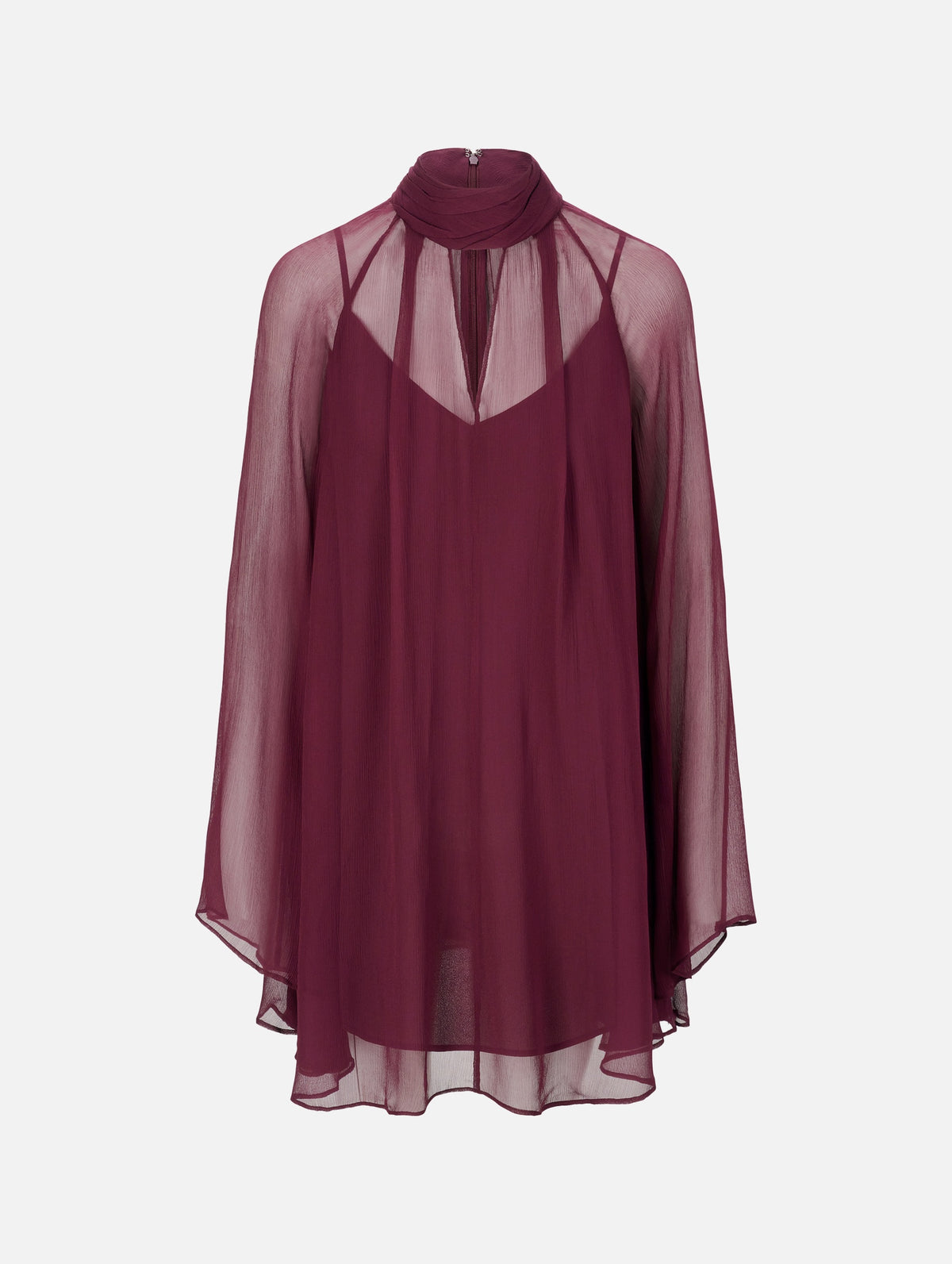 Esther Mini Dress in Syrah