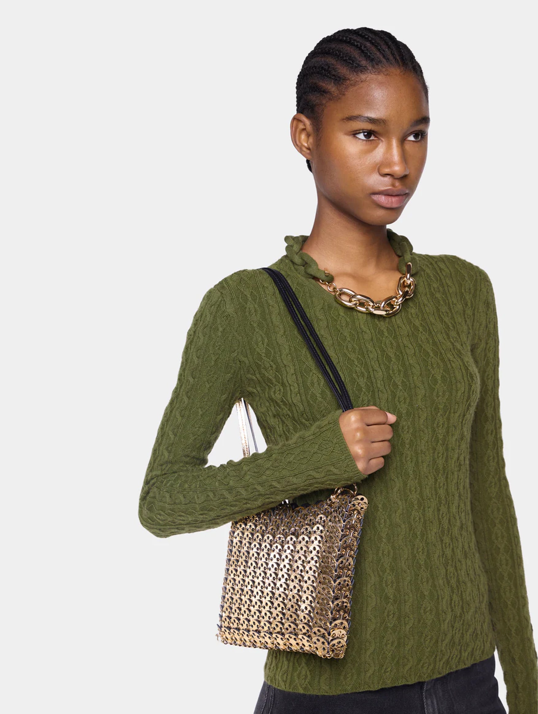 1969 Reversible Flip Bag in Black Gold