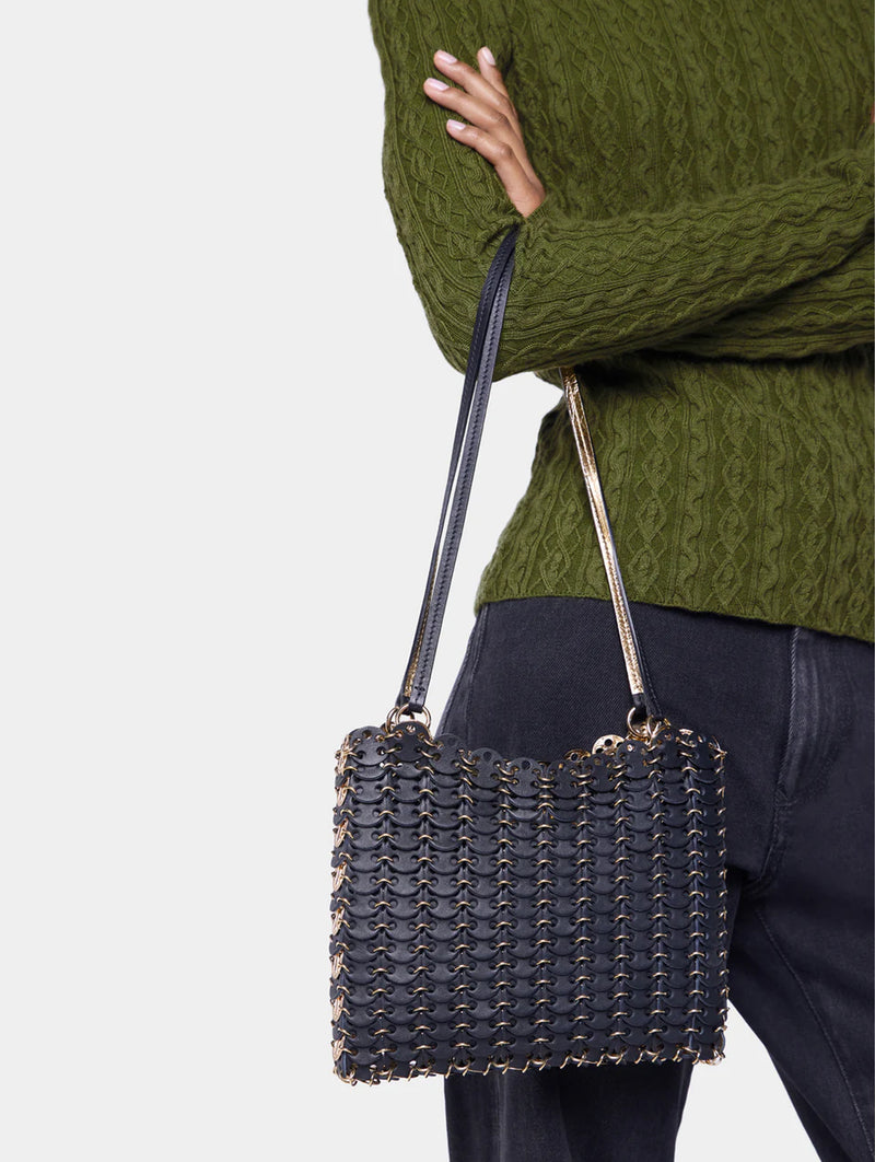 1969 Reversible Flip Bag in Black Gold