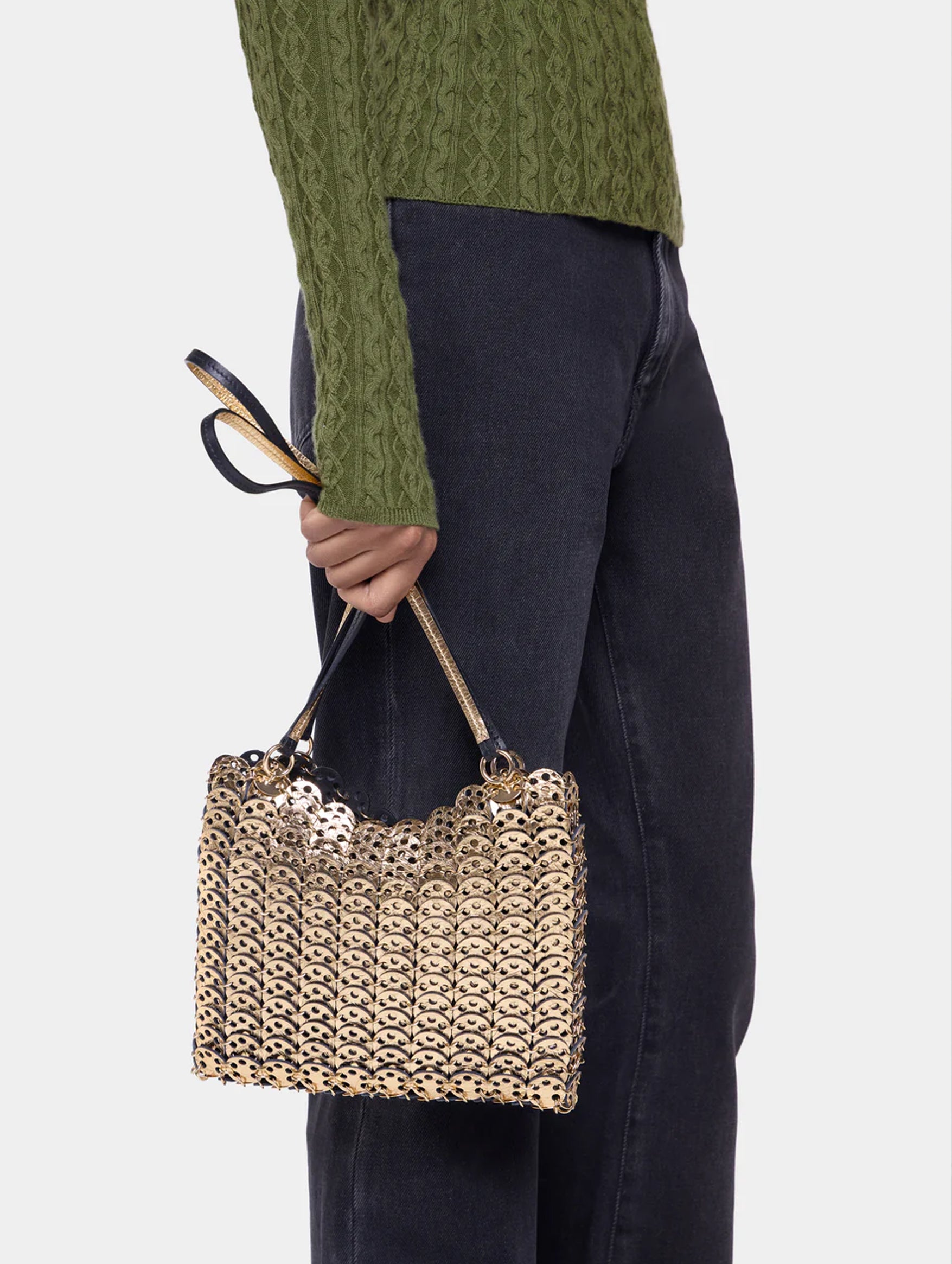 1969 Reversible Flip Bag in Black Gold