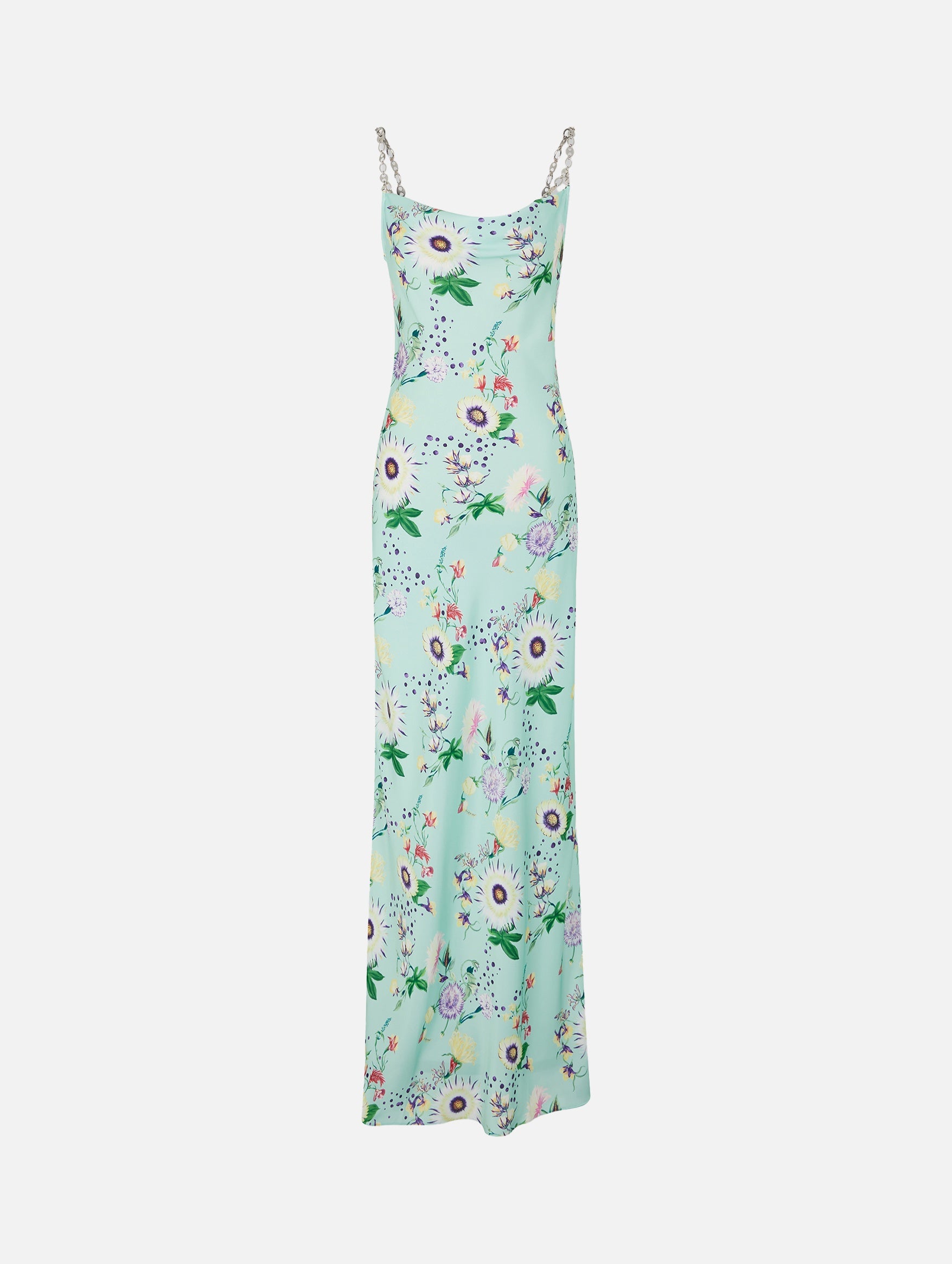 Dress With Chain Details in Floral