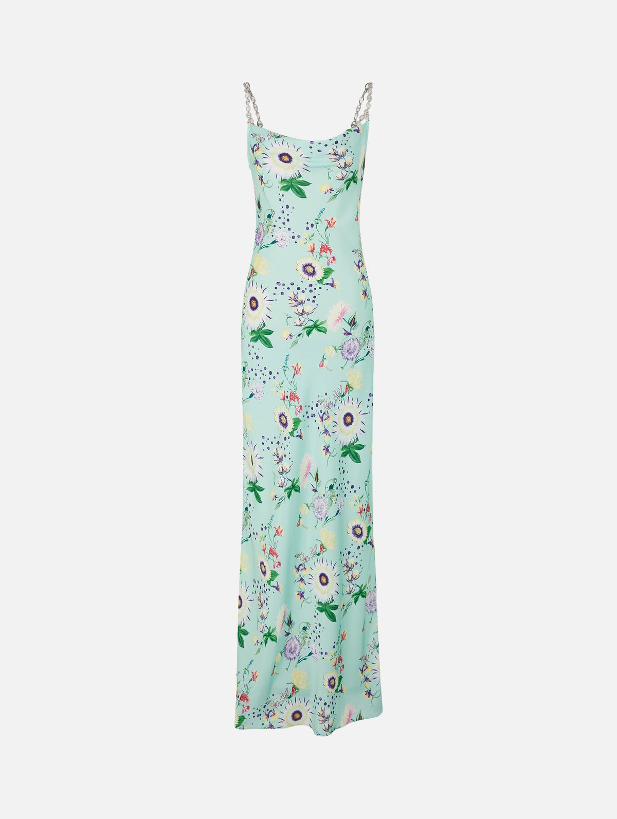 Dress With Chain Details in Floral