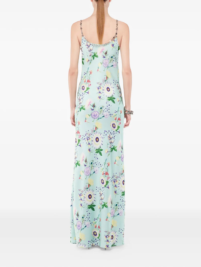 Dress With Chain Details in Floral