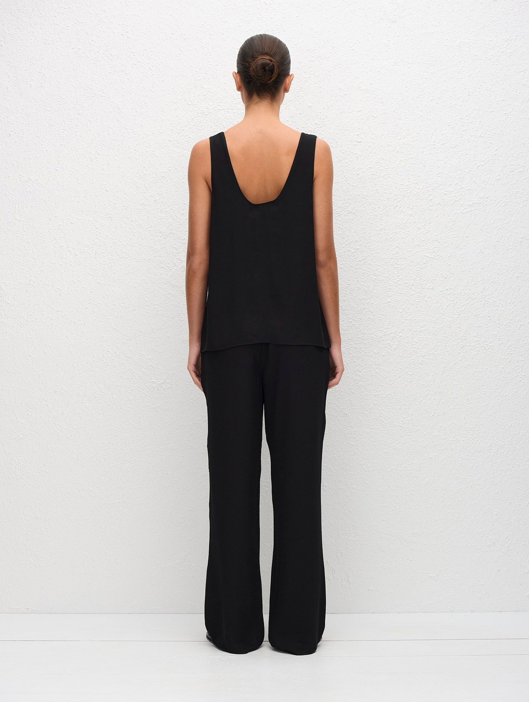 Fluid Trouser in Black