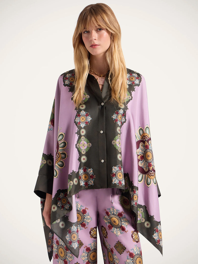 Foulard Shirt in Dusty Pink Nucleus Placée