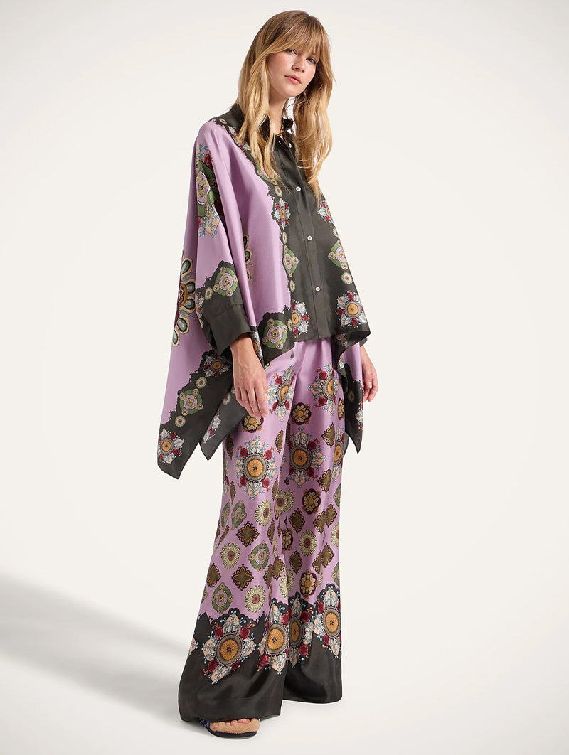 Foulard Shirt in Dusty Pink Nucleus Placée