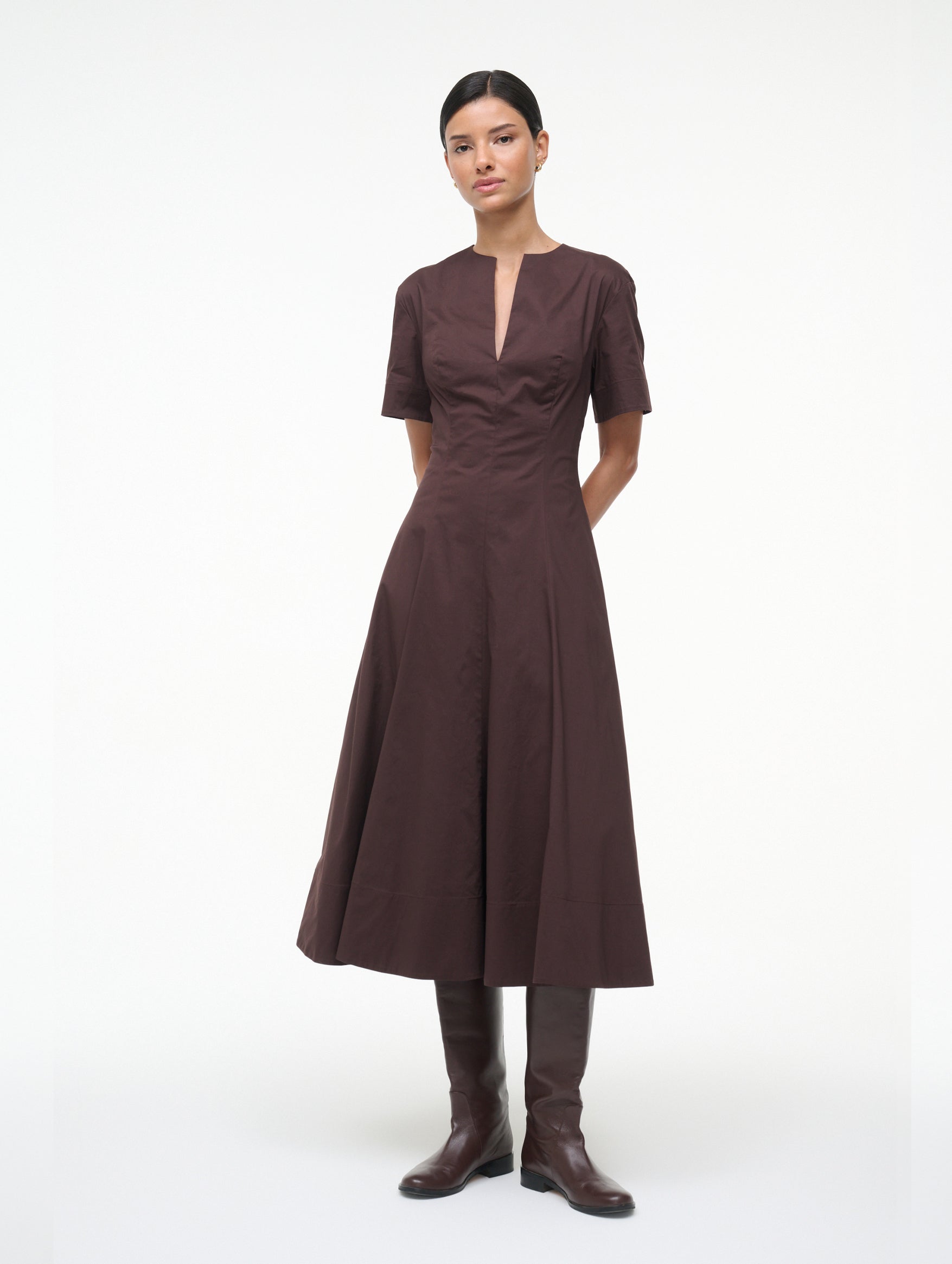 Frances Dress in Earth