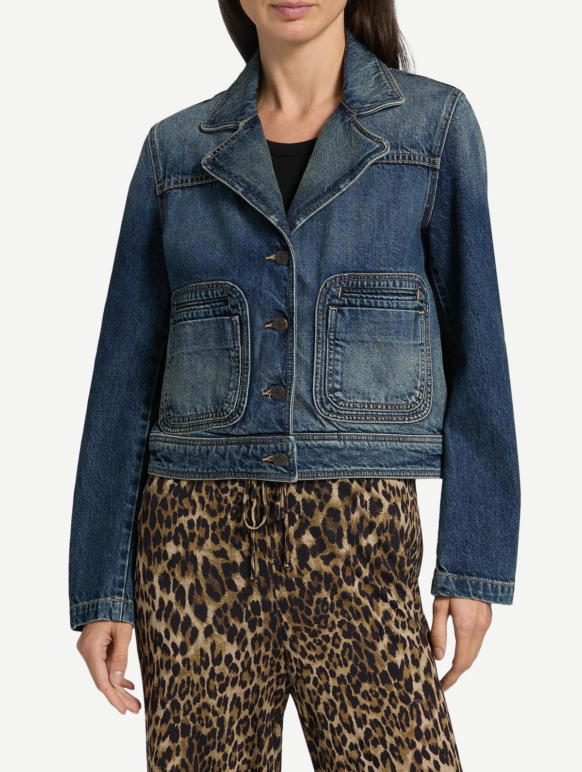 Georgy Denim Jacket in Simon Wash