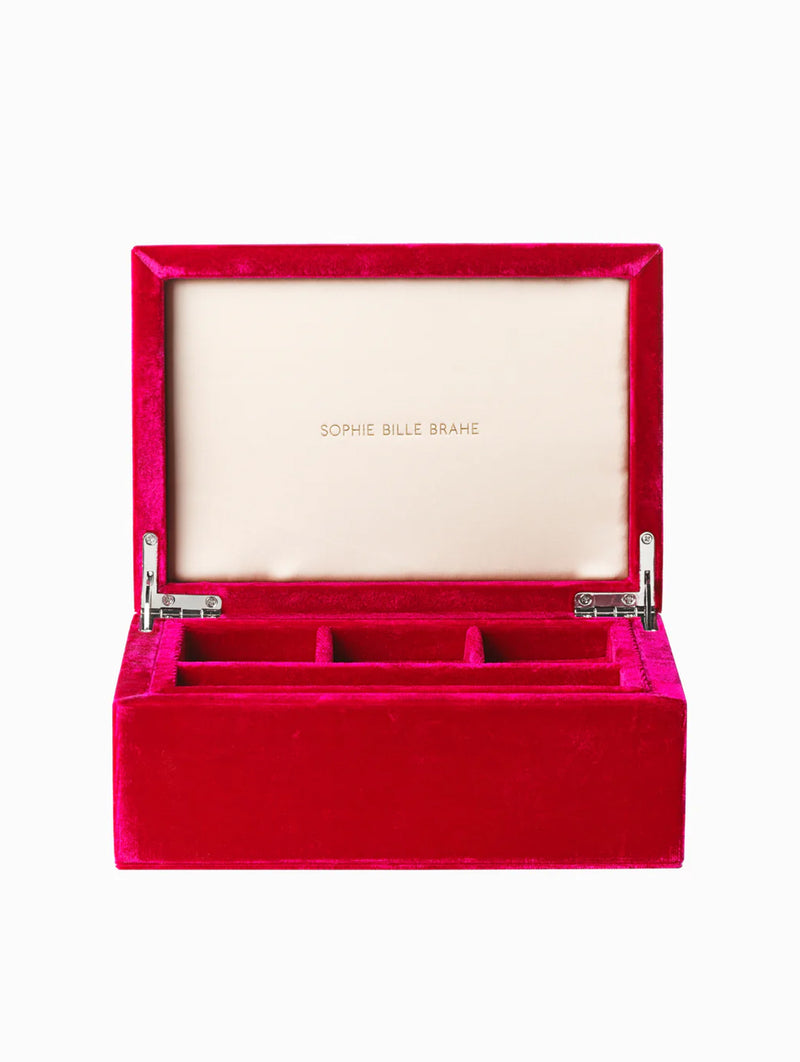 Trésor Grande Jewellery Box in Rouge Soir