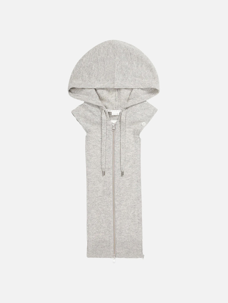 Cashmere Hoodie Dickey in Grey