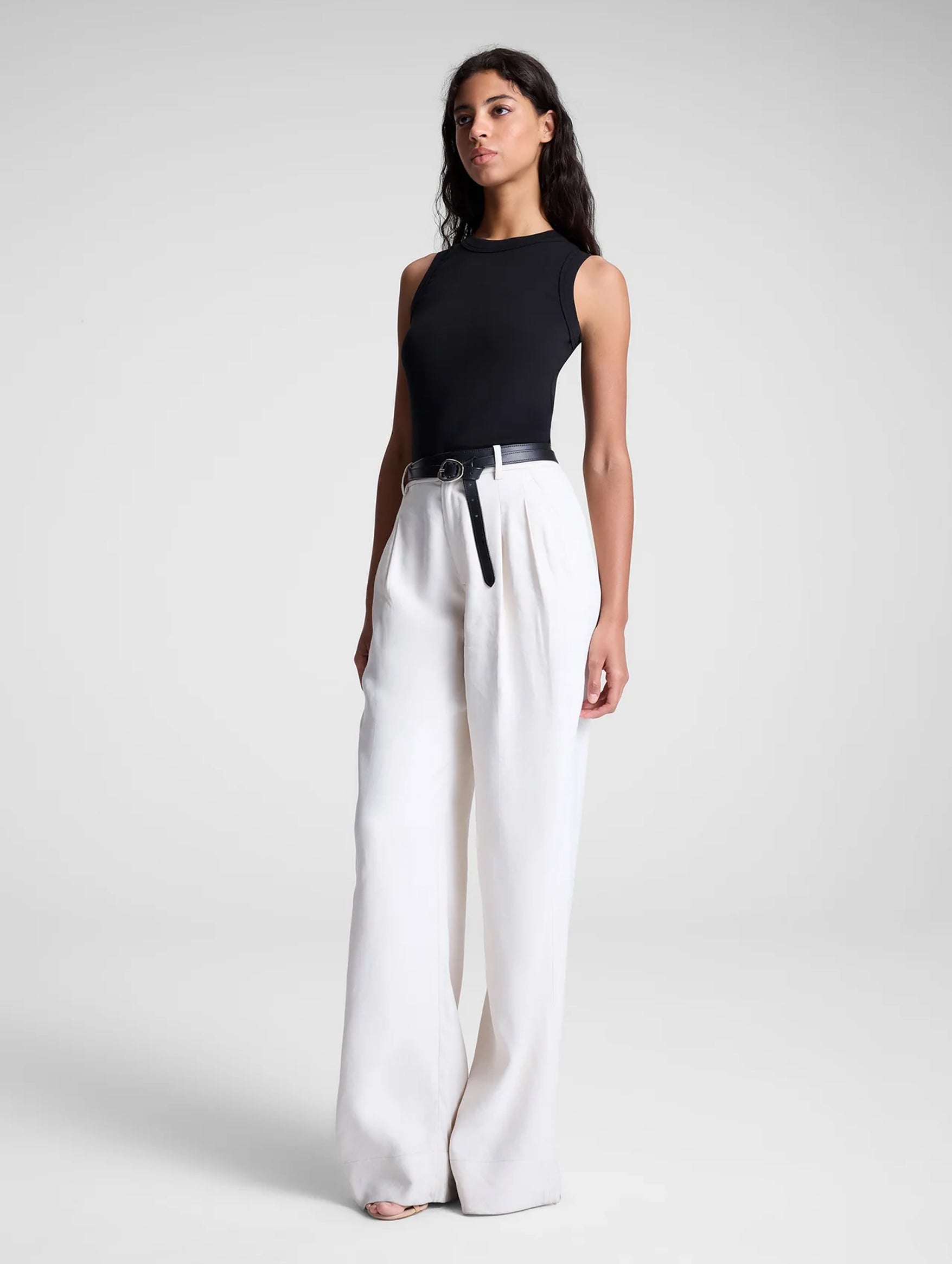 Hadley Cotton Tank in Black