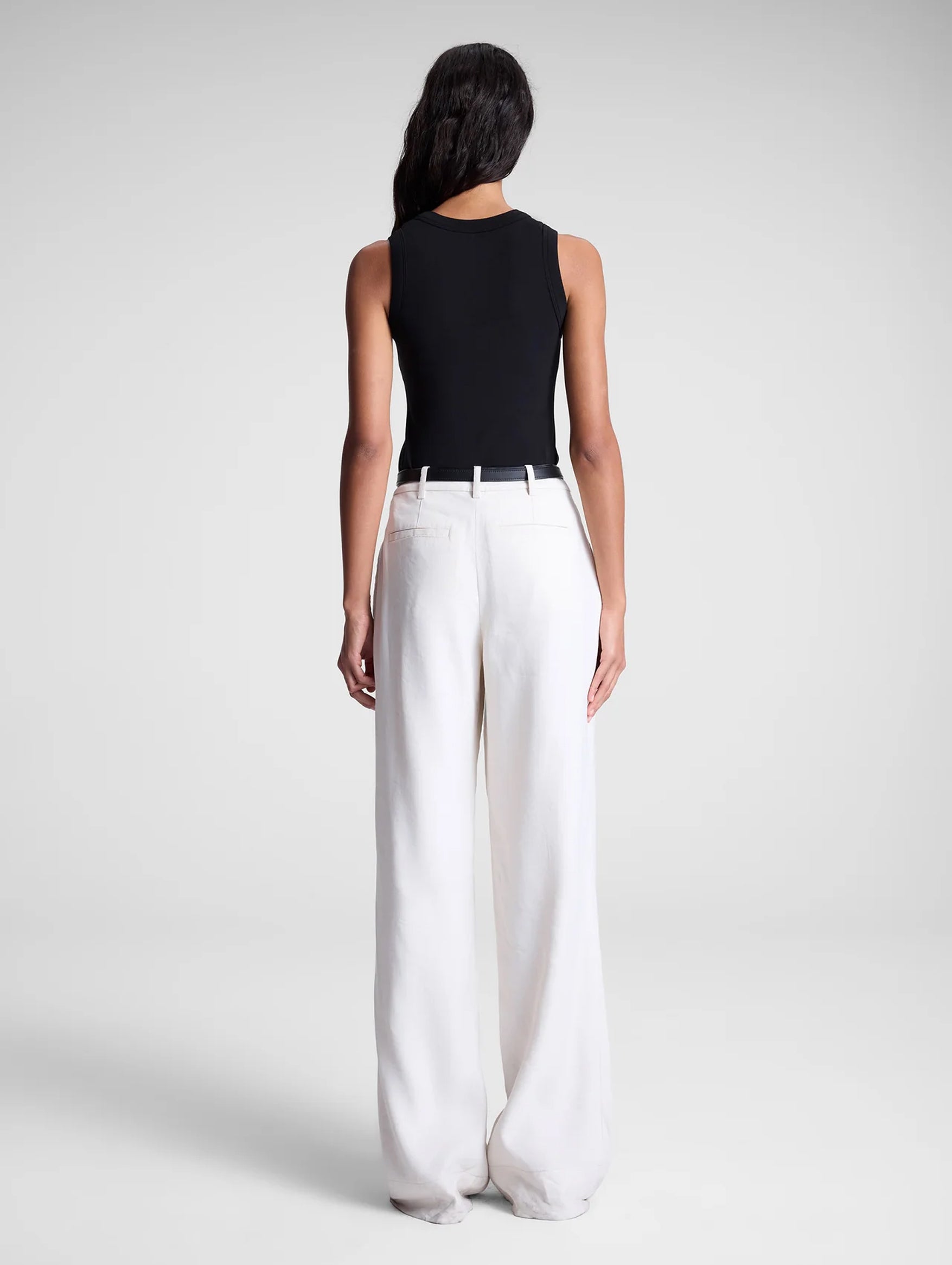 Hadley Cotton Tank in Black