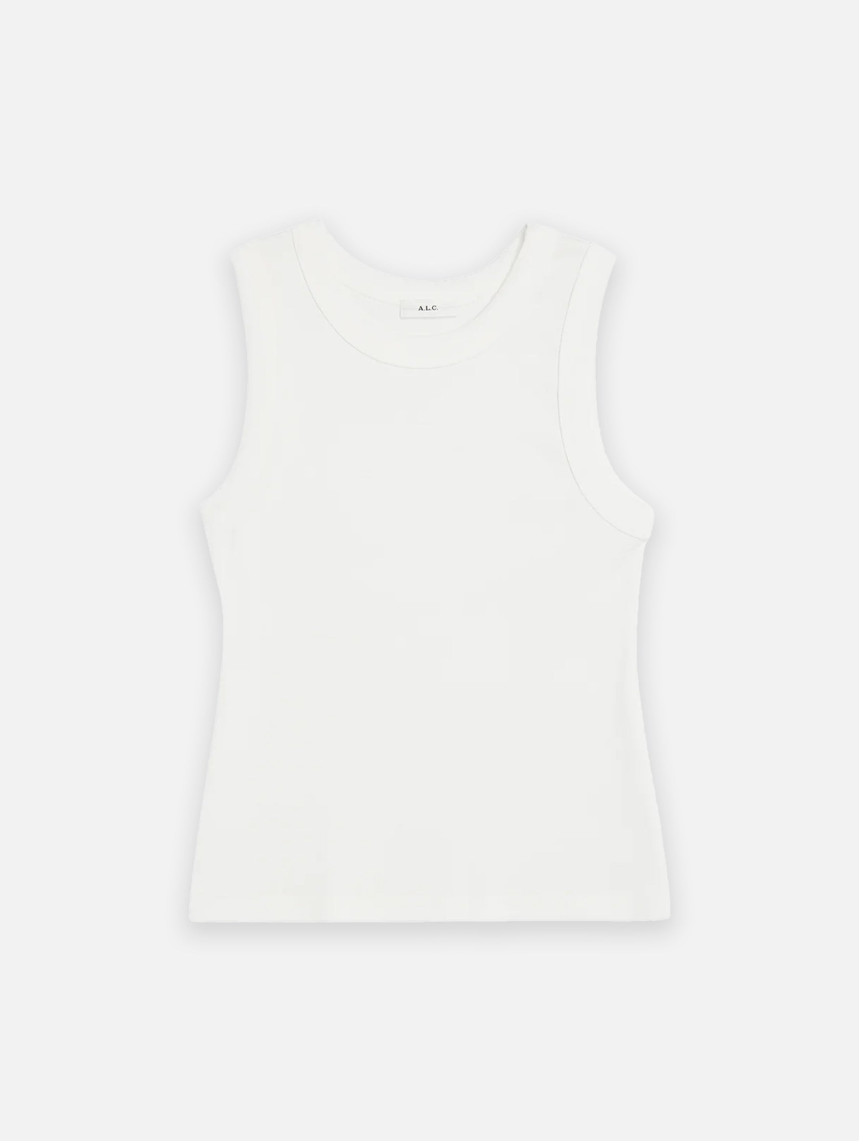 Hadley Cotton Tank in White