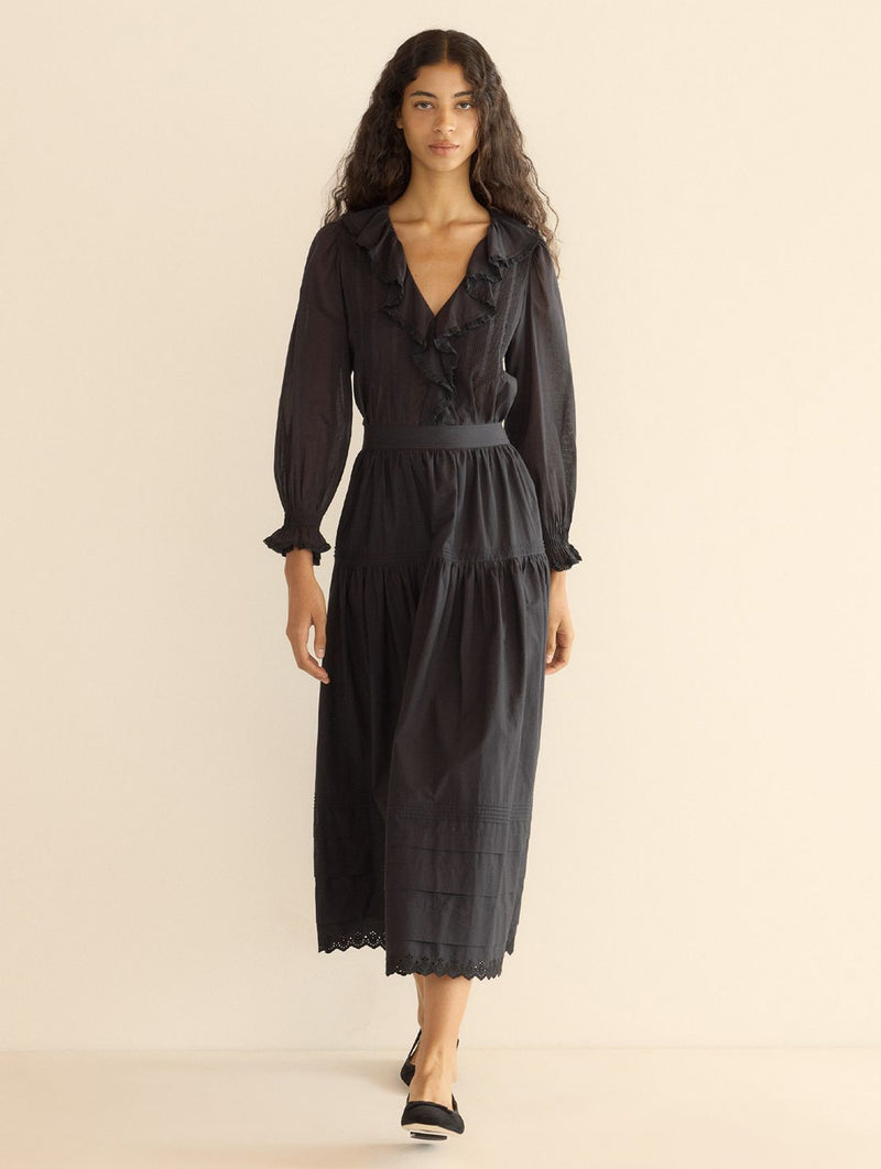 Hardy Cotton Top in Black