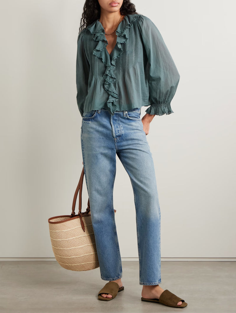 Hardy Cotton Top in Lagoon