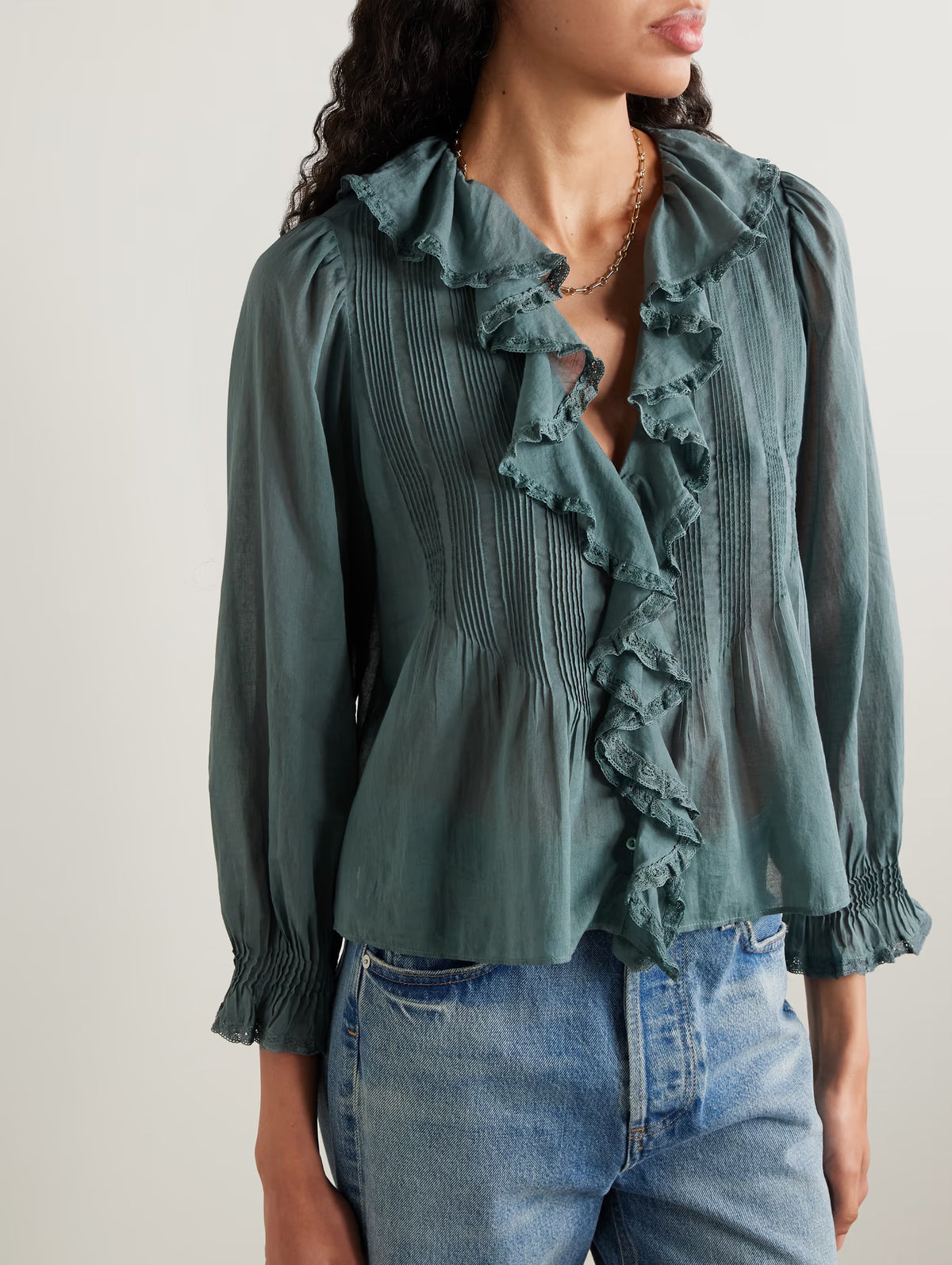 Hardy Cotton Top in Lagoon