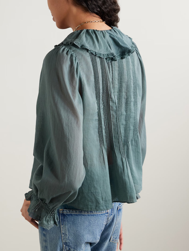Hardy Cotton Top in Lagoon