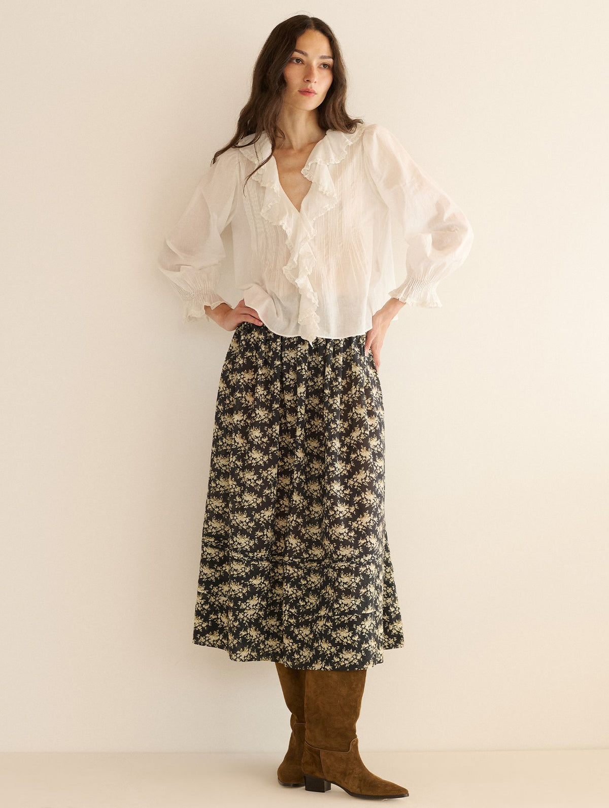 Hardy Cotton Top in Salt