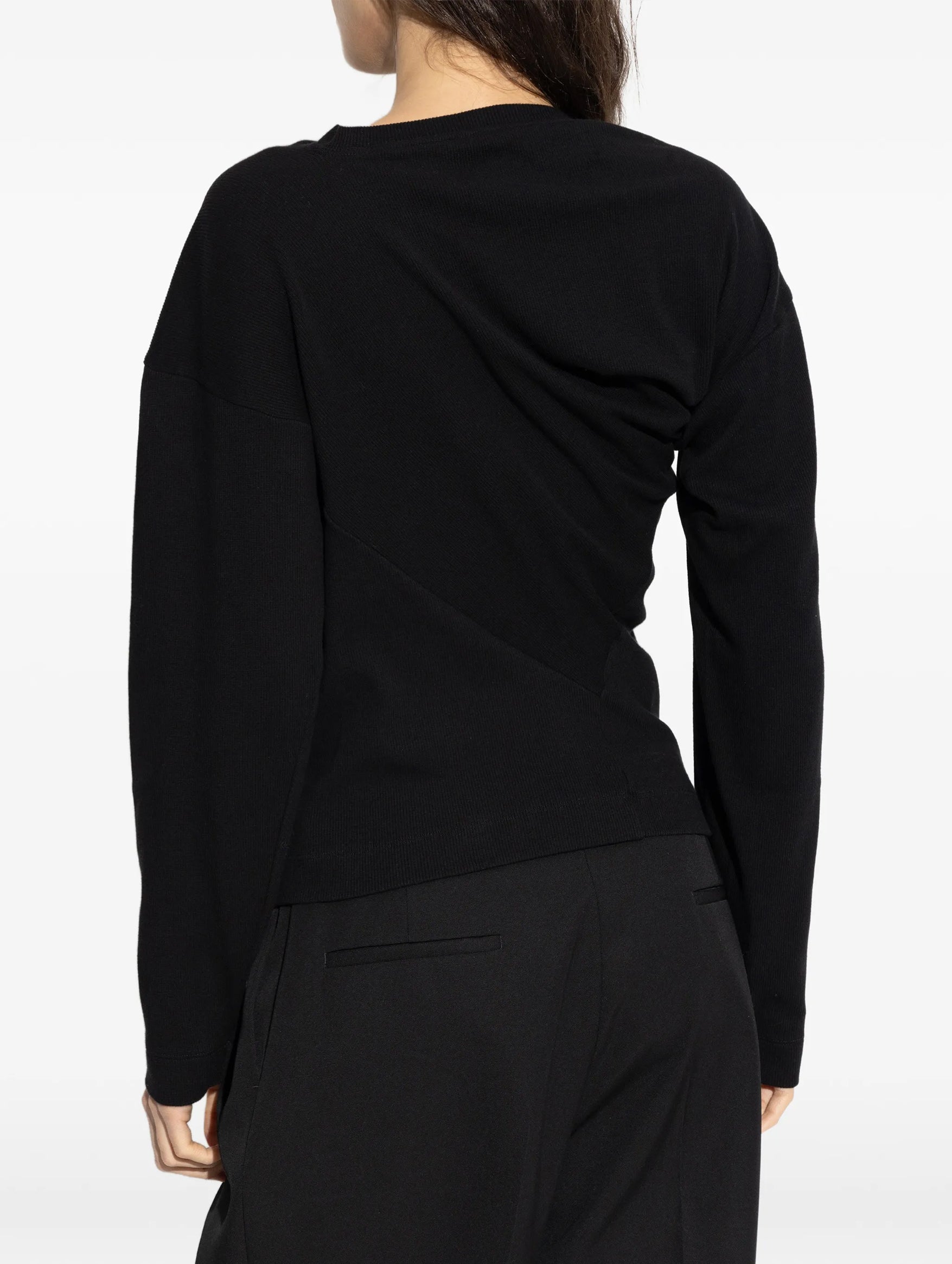 Long Sleeve Hebo Top in Black