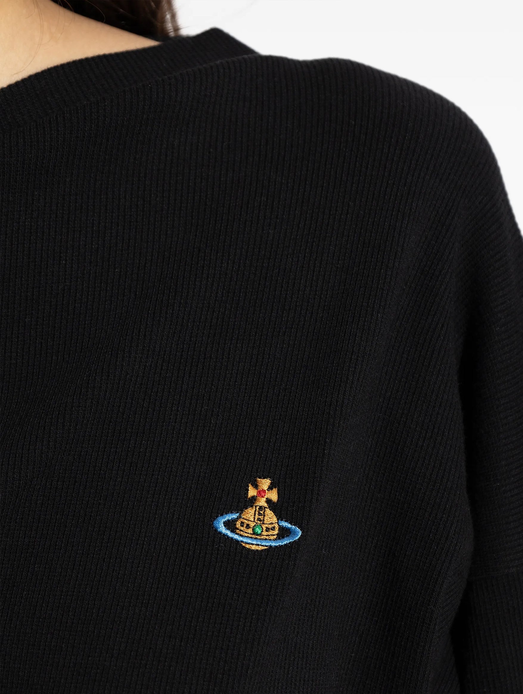 Long Sleeve Hebo Top in Black
