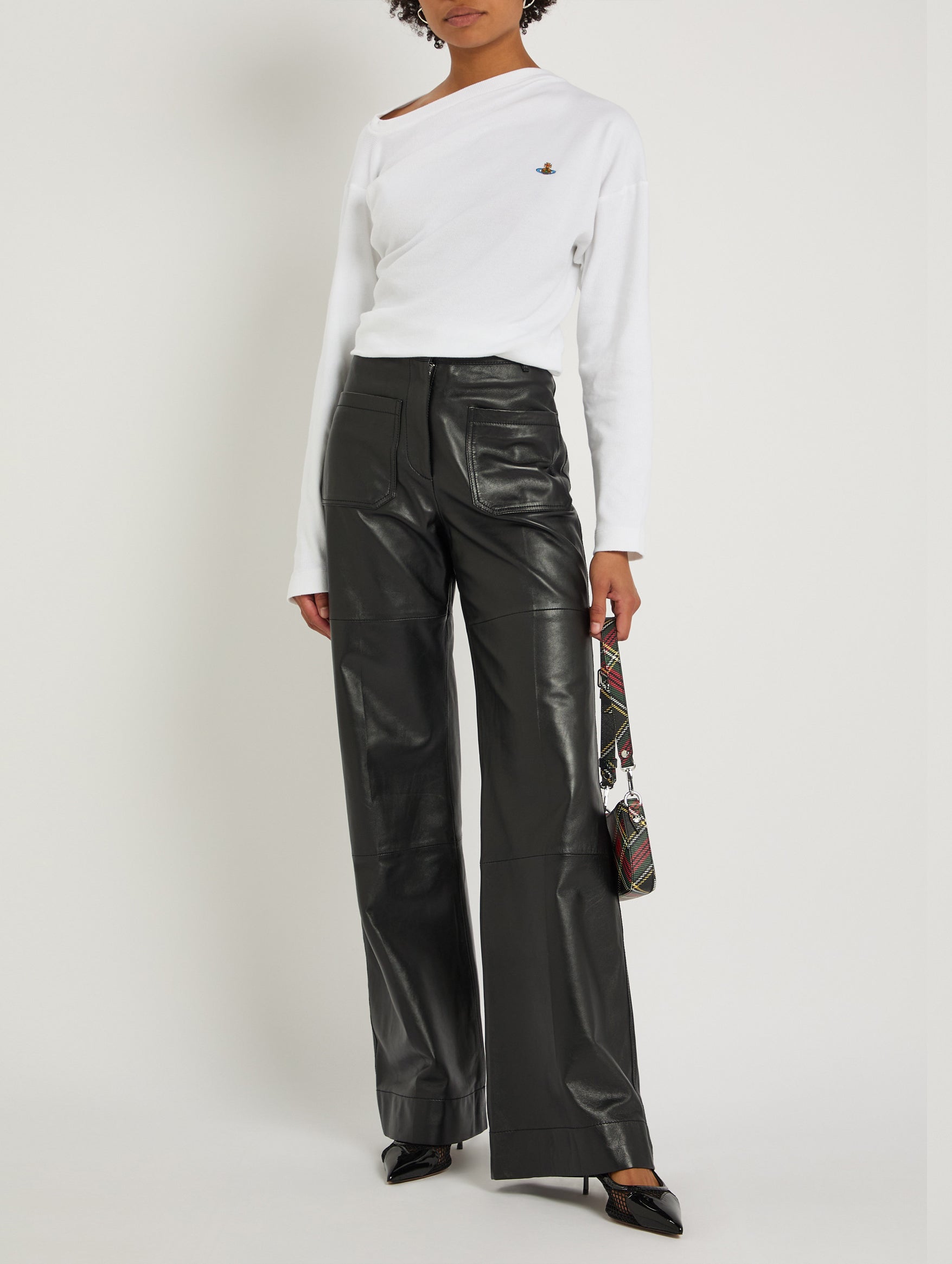 Long Sleeve Hebo Top in White