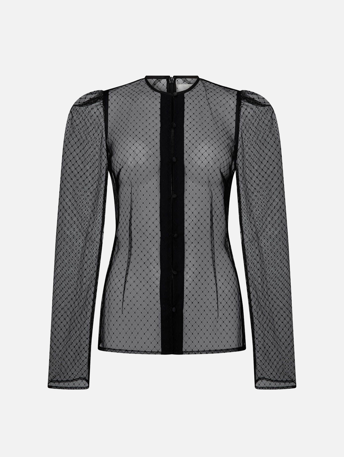 Helena Tulle Top in Black