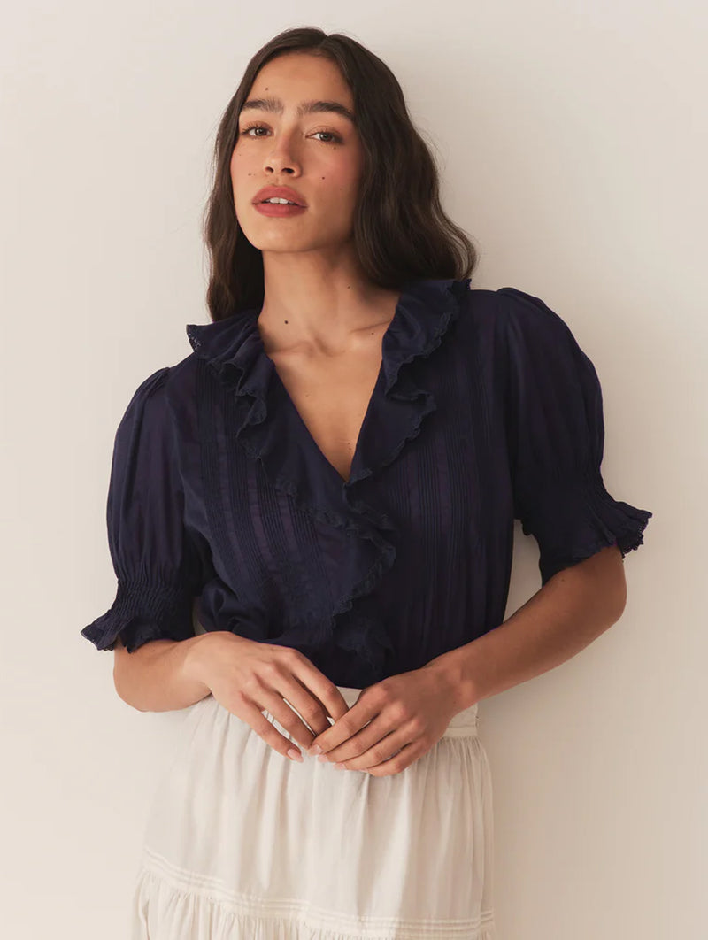 Henri Cotton Top in Adriatic