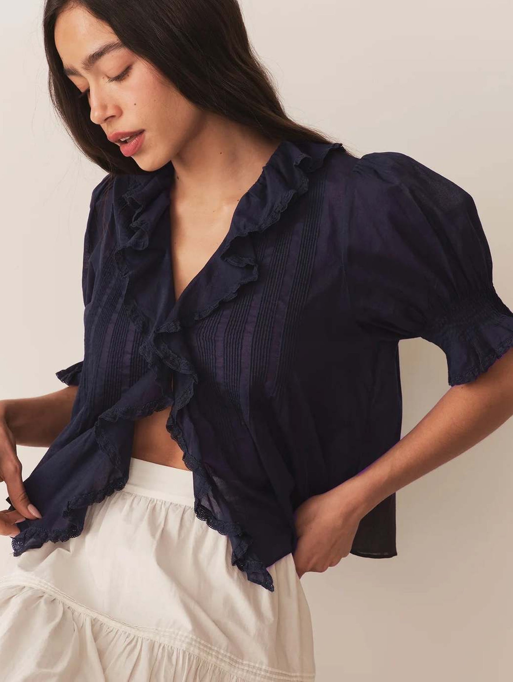 Henri Cotton Top in Adriatic