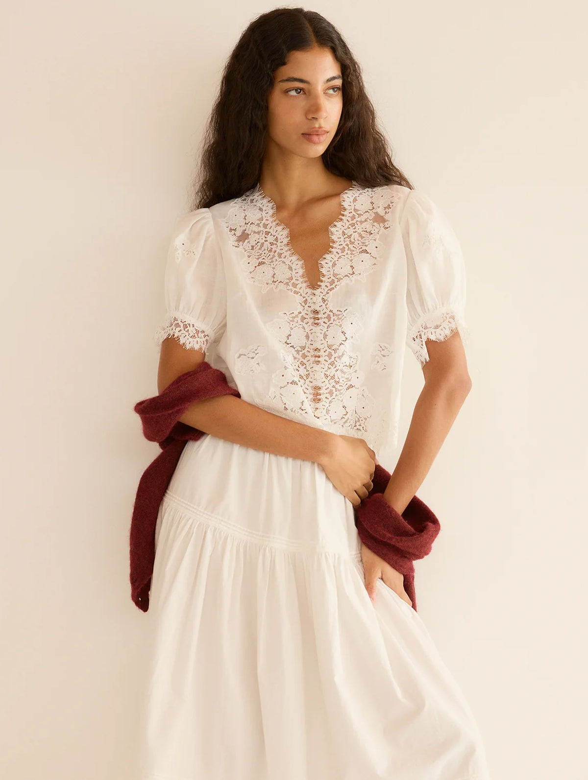 Idella Top in Salt