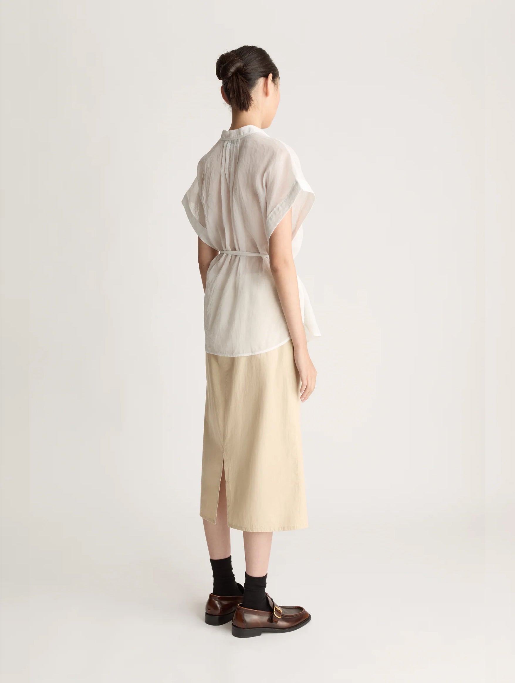 Iris Cotton Blouse in White