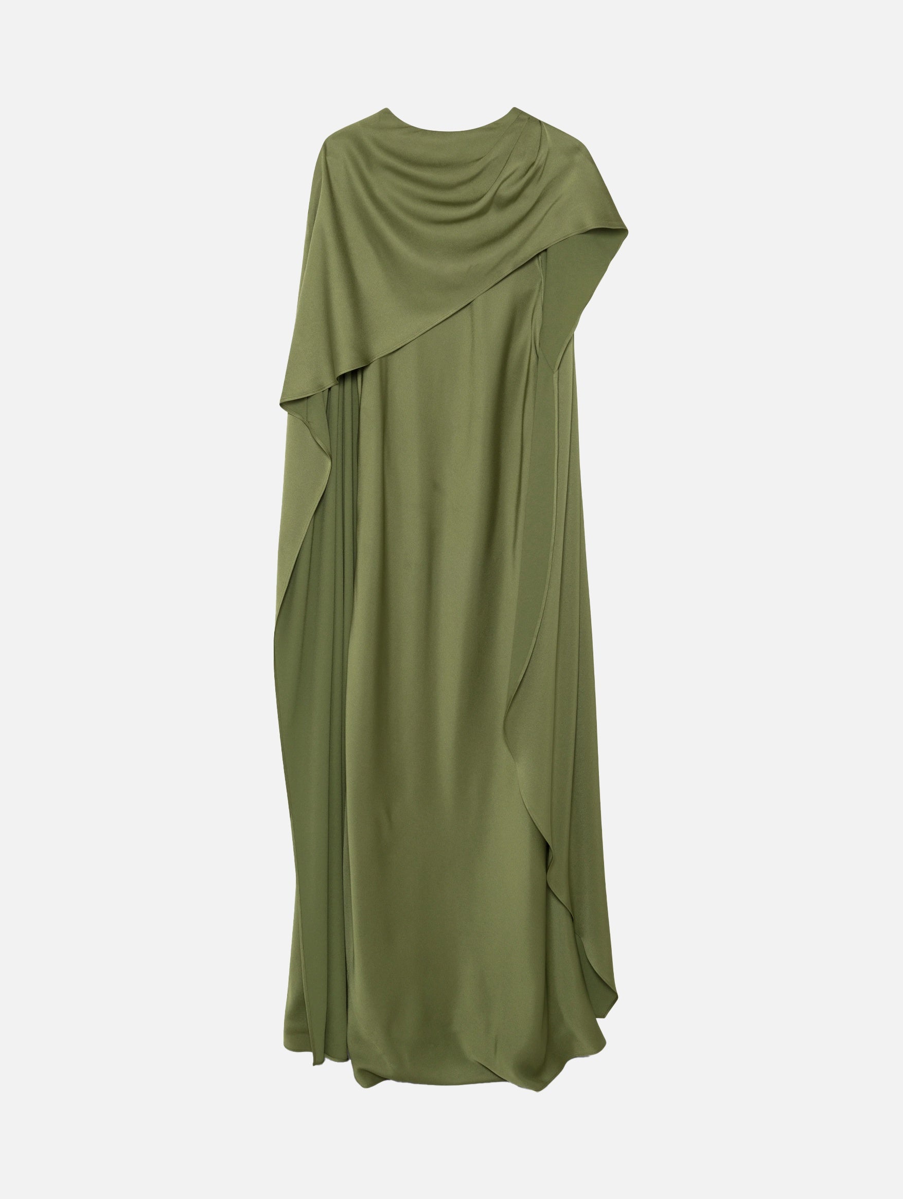 Izel Cape Gown in Olive