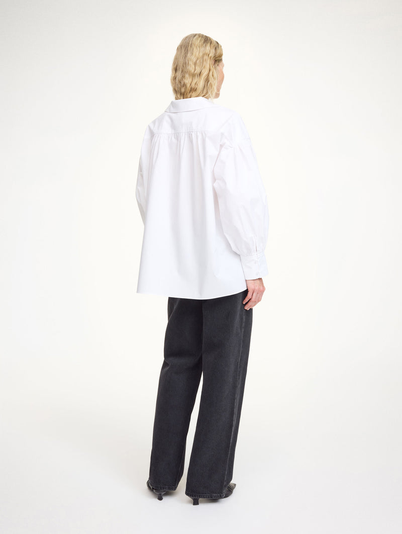 Leonora Cotton Blouse in White