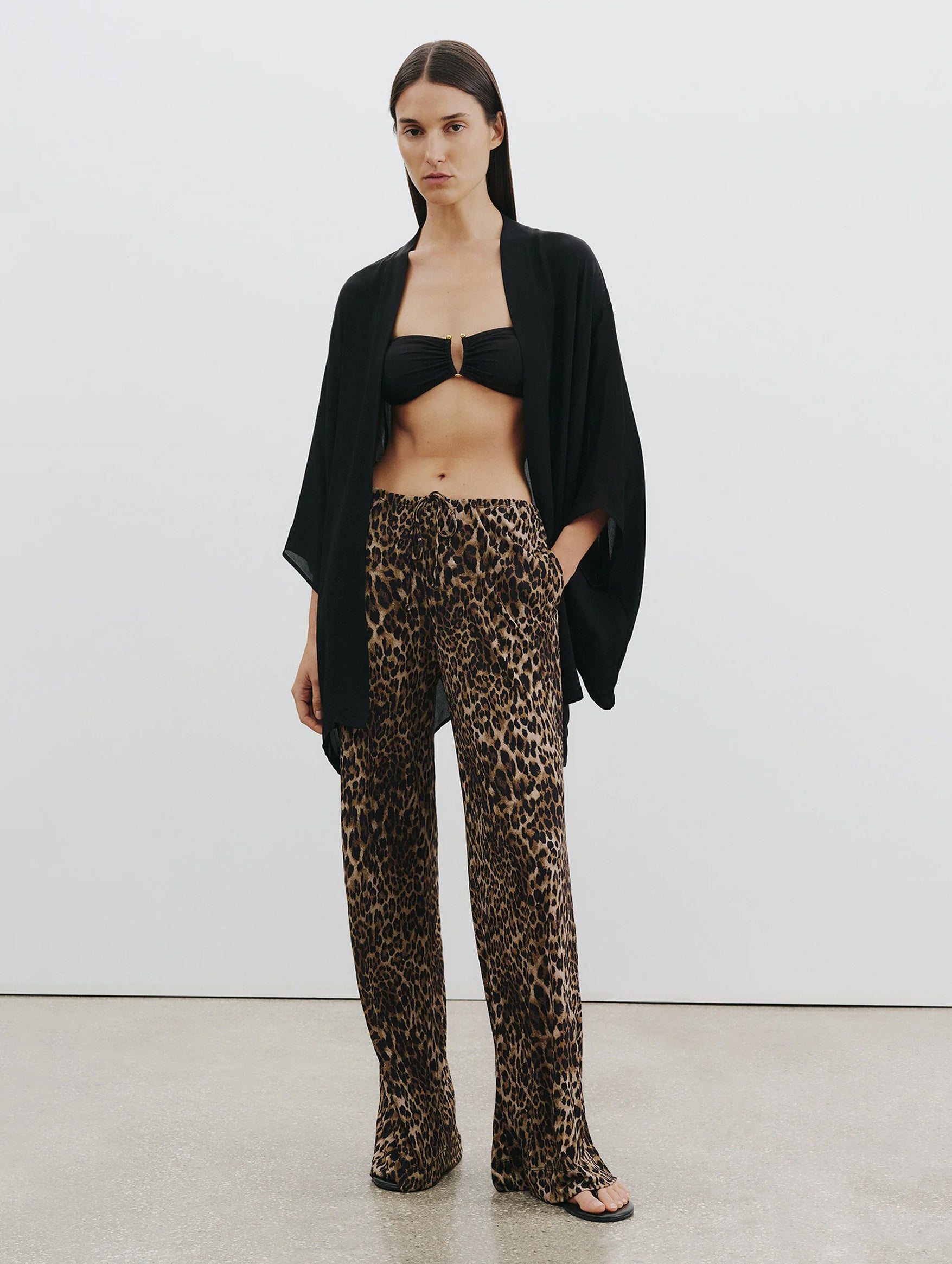 Adriel Pant in Vintage Leopard