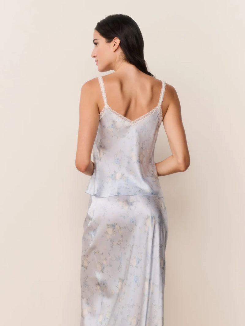 Lirena Silk Top in Snowdrop Blue