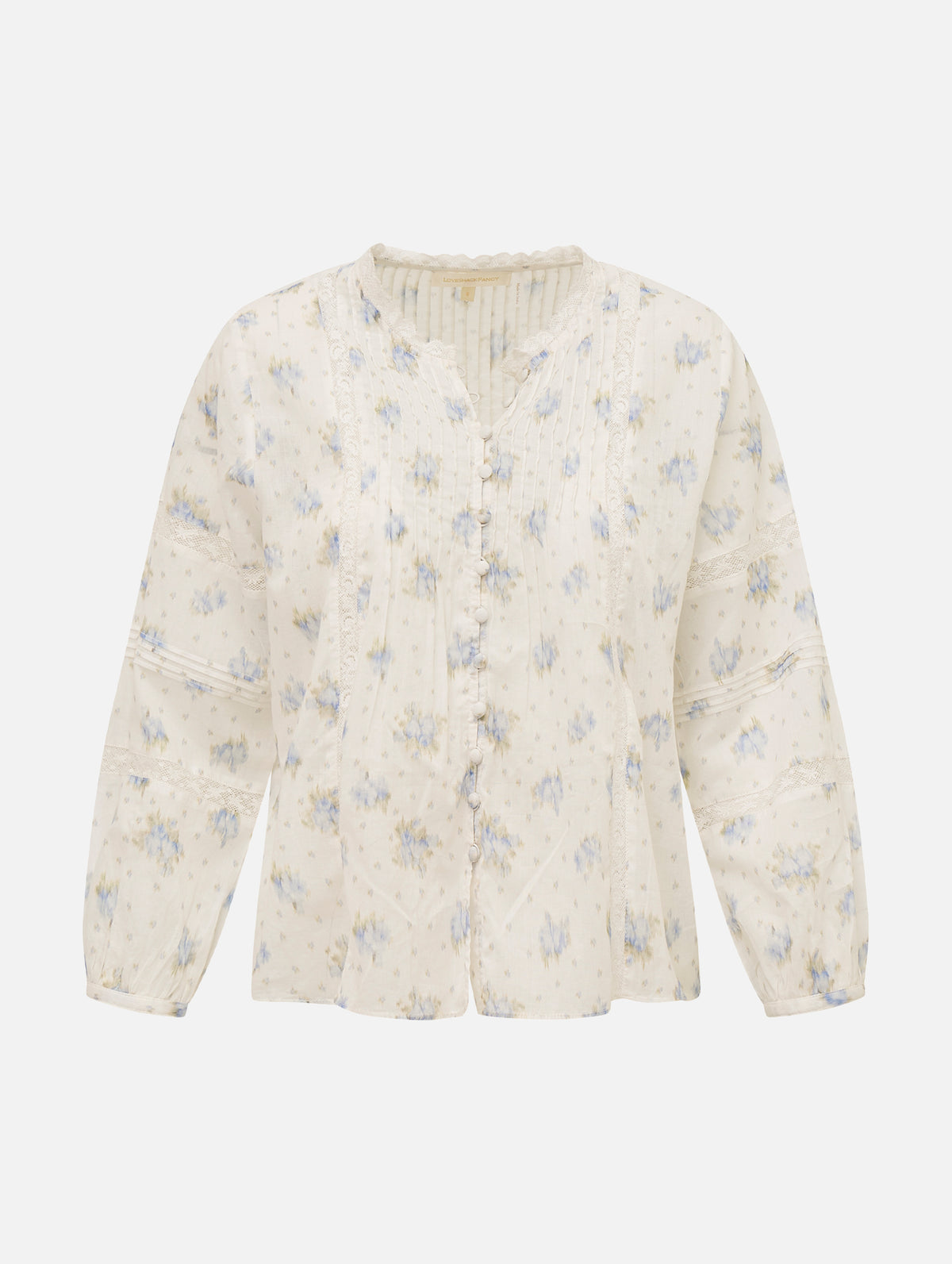 Lita Cotton Top in Arctic Vanilla