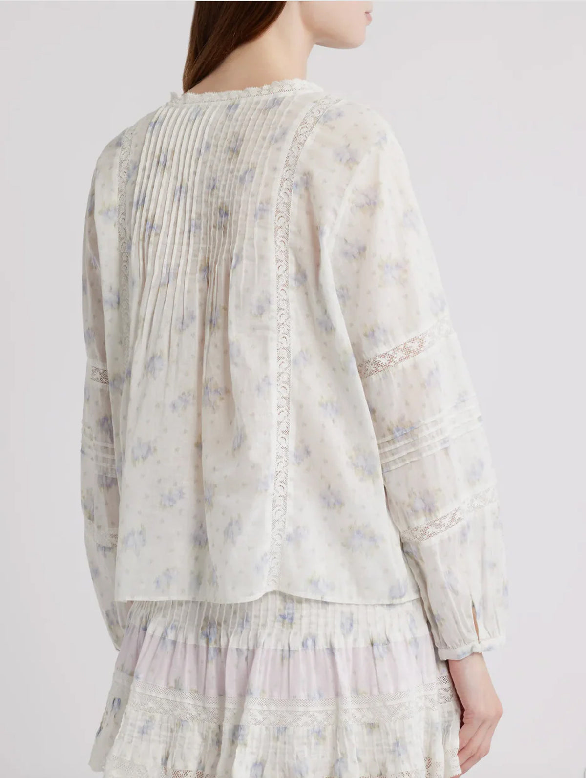 Lita Cotton Top in Arctic Vanilla