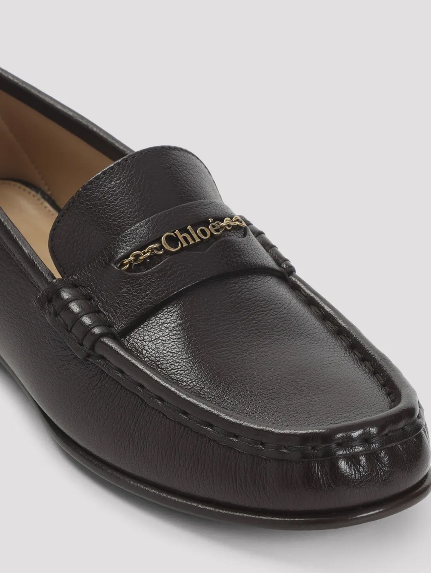 Chloé Loafers in Sooty Brown
