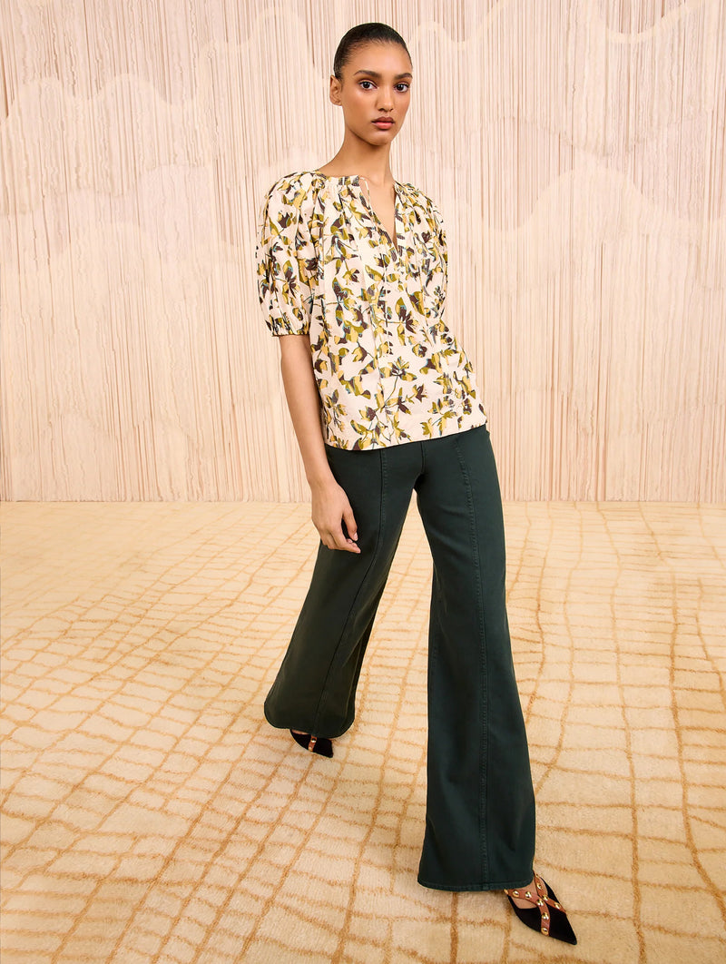 Loli Short Sleeve Blouse in Lucent