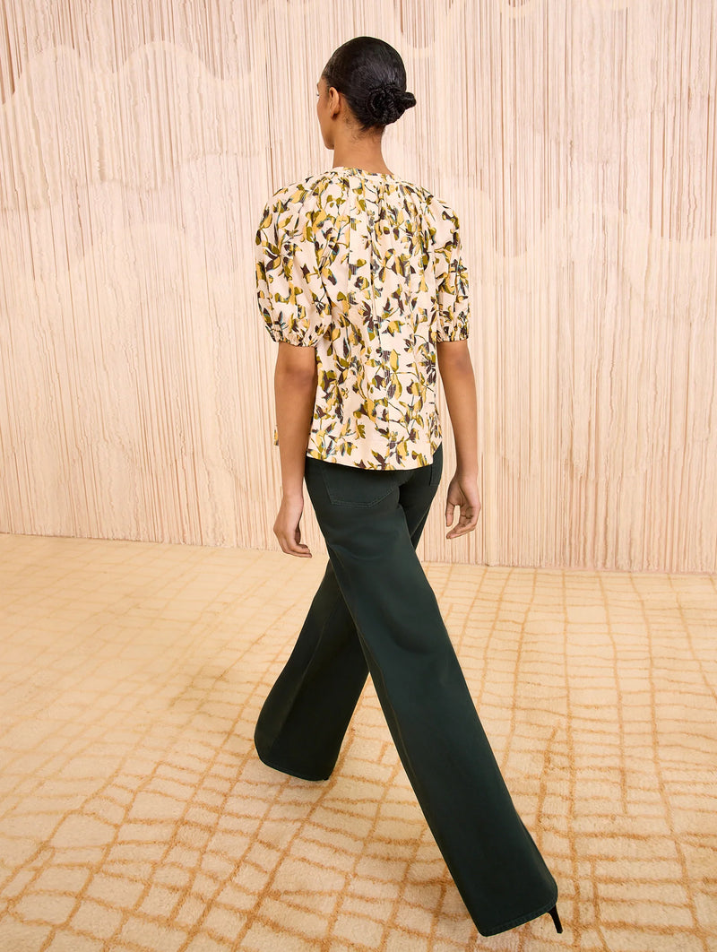 Loli Short Sleeve Blouse in Lucent
