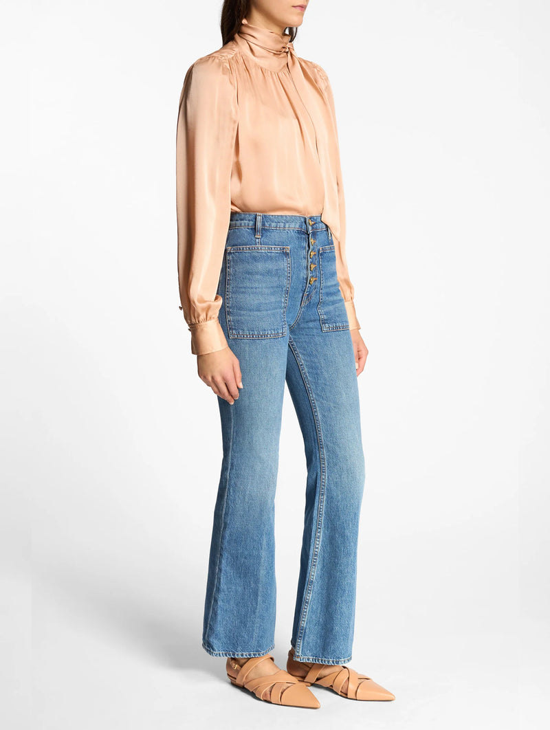 The Stretch Lou Jean in Danube Denim