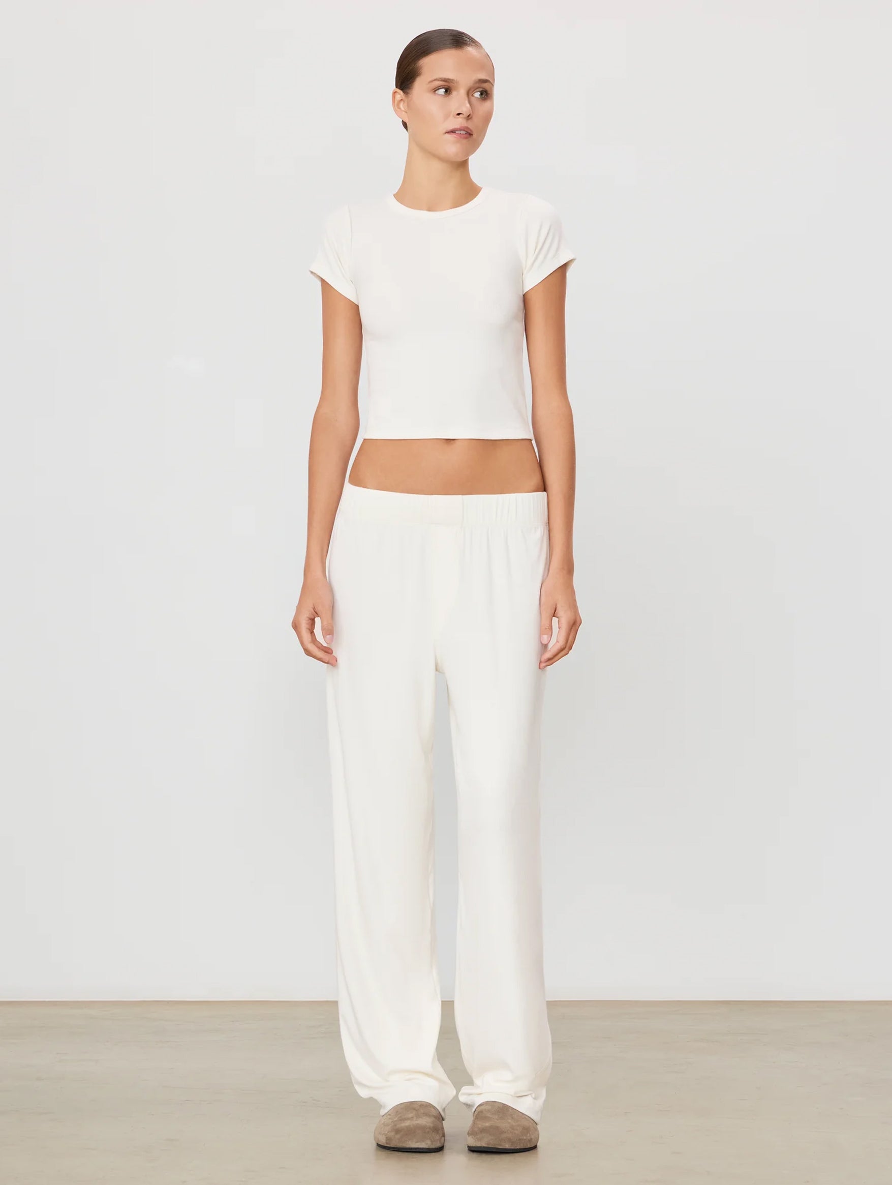 Lounge Pant in Ivory