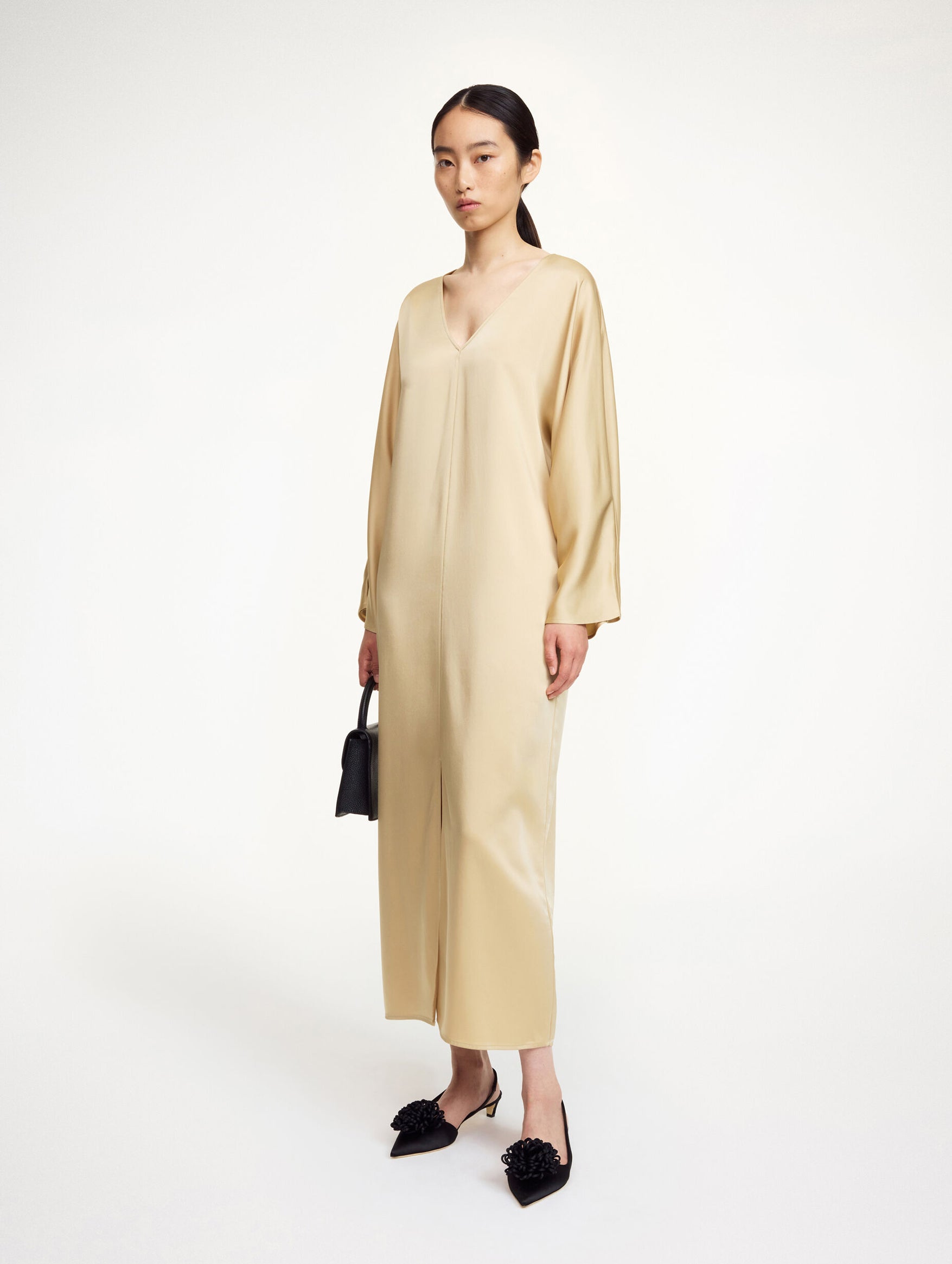 Lucina Dress in Old Beige